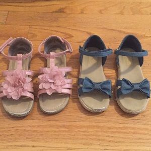 2 Pairs Children’s Place Sandals